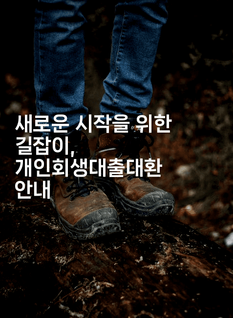 새로운 시작을 위한 길잡이, 개인회생대출대환 안내