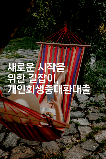 새로운 시작을 위한 길잡이, 개인회생중대환대출-금융루루